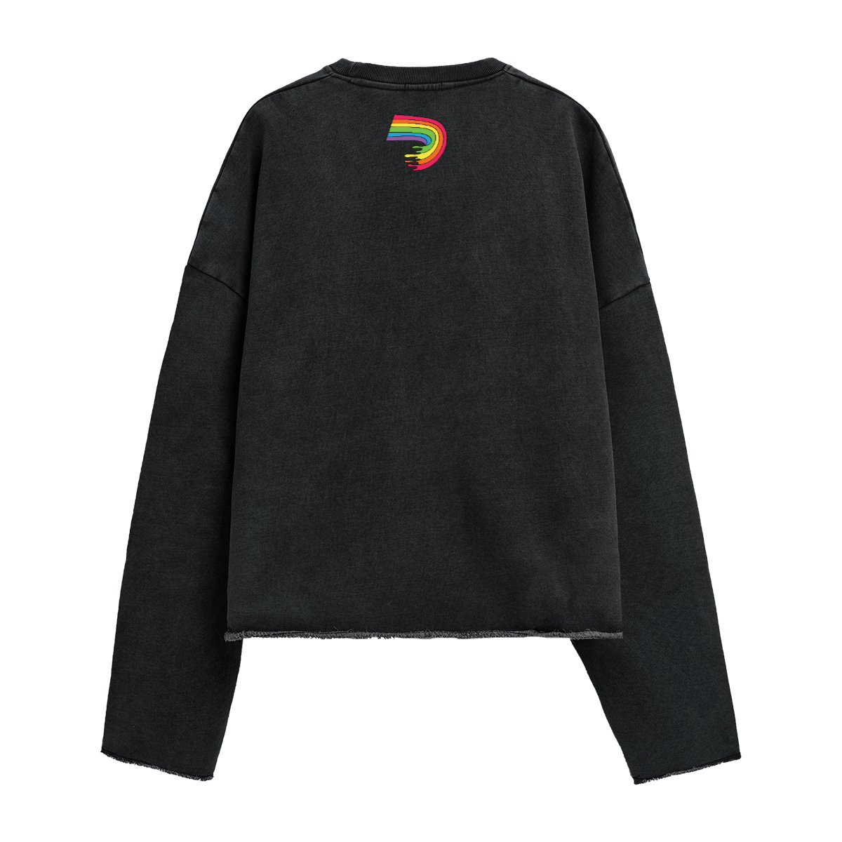 VBOY Washed Cropped Sweatshirt